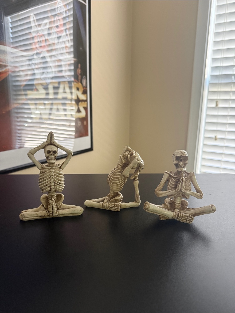 Yoga Skeletons Halloween Decor